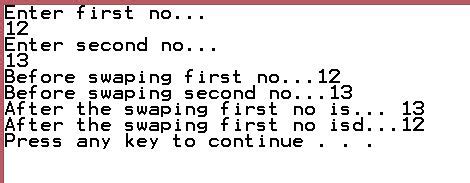 Image result for How to Swap Two Numbers Using Call by Reference JavaScript