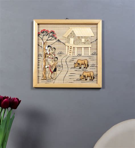 Bamboo Wall Hanging - Small (30 x 30 cm) | Silpakarman