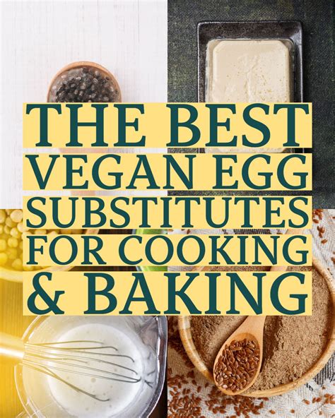 Easy Guide To The Best Vegan Egg Substitutes | Recipe | Substitute for ...