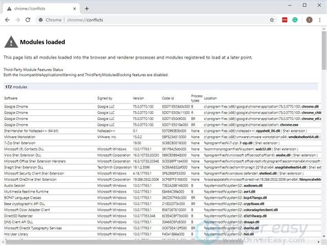 Image result for Google Chrome Incompatible Program Error