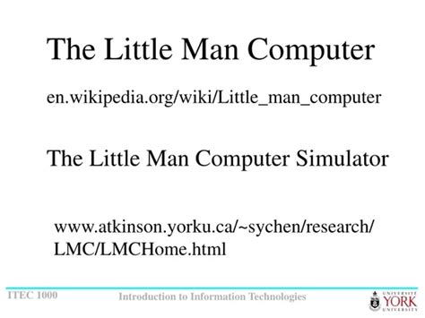 Image result for The Little Man Computer