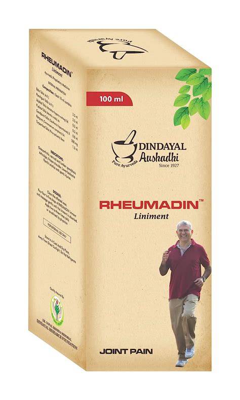 Dindayal Aushadhi Rheumadin Liniment (Oil) | Ayurvedic Joint & Muscular ...