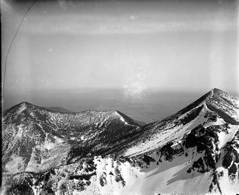 Agassiz Peak and San Francisco Peak From the Top of Humphrey Peak ...