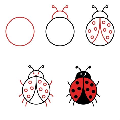 9+ Easy Ladybug Drawing Ideas - Drawing Photos
