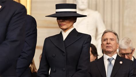 Melania Trump Wearing Hat Inauguration