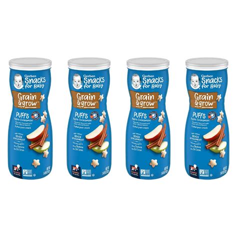 Gerber Grain & Grow Puffs Puffed Grain Snack Oz India | Ubuy