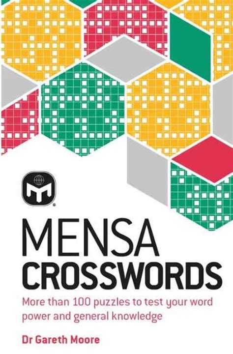 Crossword Book (Mensa) by Gareth Moore - adult gift ideas