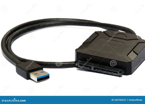 A USB Universal Serial Bus Type a Male To Serial ATA SATA Adapter ...