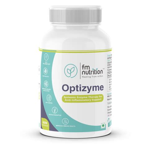 FM Nutrition Optizyme I Systemic Enzyme Therapy I 60 veg capsules ...