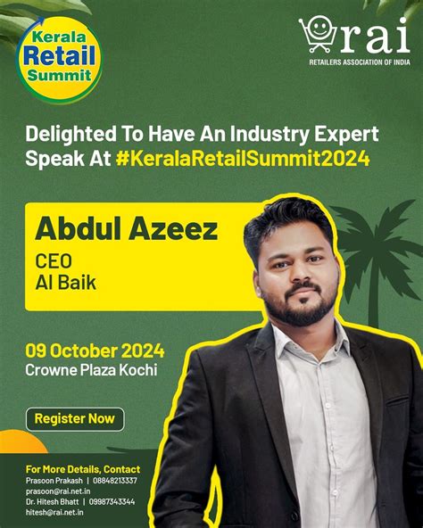 ALBAIK® CEO Abdul Azeez to Speak at Kerala Retail Summit 2024! - ALBAIK ...