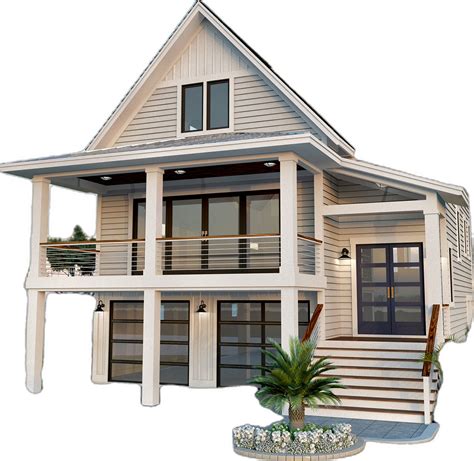 East Bay Cottage | SDC House Plans | Beach house floor plans, Coastal ...