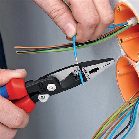 13 96 200 T Knipex | Knipex Combination Pliers, 200 mm Overall ...