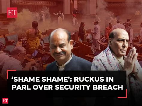 lok sabha: Parliament security breach: Opposition MPs raise 'shame ...