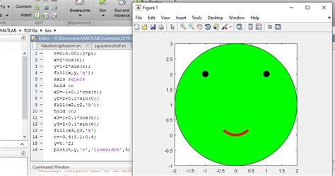 Image result for MATLAB Print Face in Graph