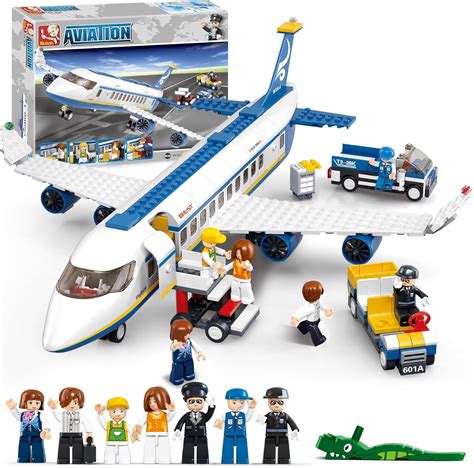 City Passenger Airplane Building Set, 4 in 1 STEM India | Ubuy