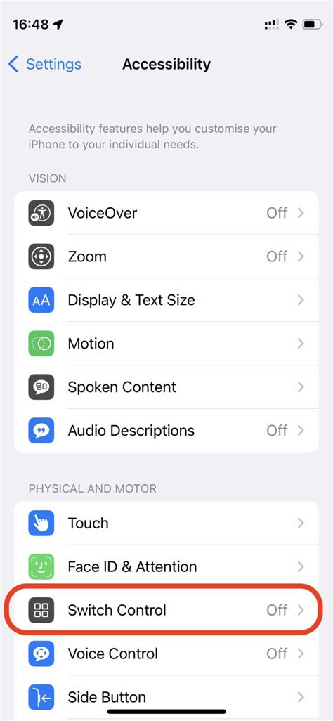 Image result for iOS Switch Control
