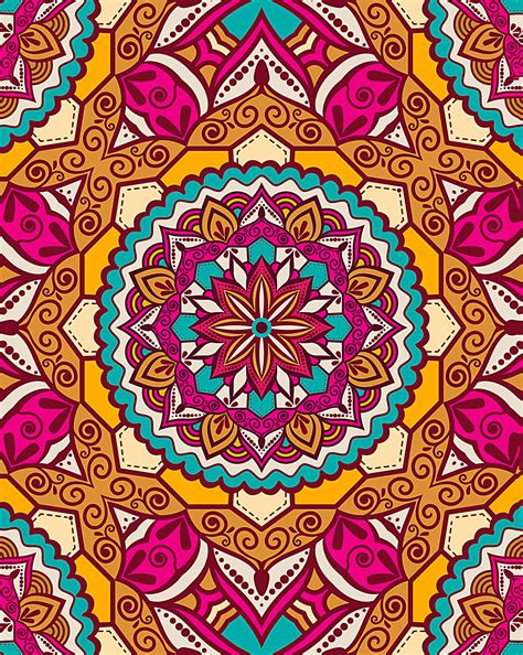 Mandala Digital Print