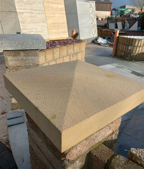 Spanish Sandstone Pier Cap - Coolestone - Exceptional range of natural ...