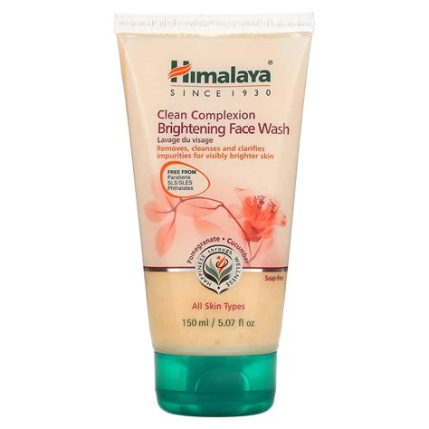 Himalaya Facial Cleanser - Clean Complexion Brightening Face Wash for ...