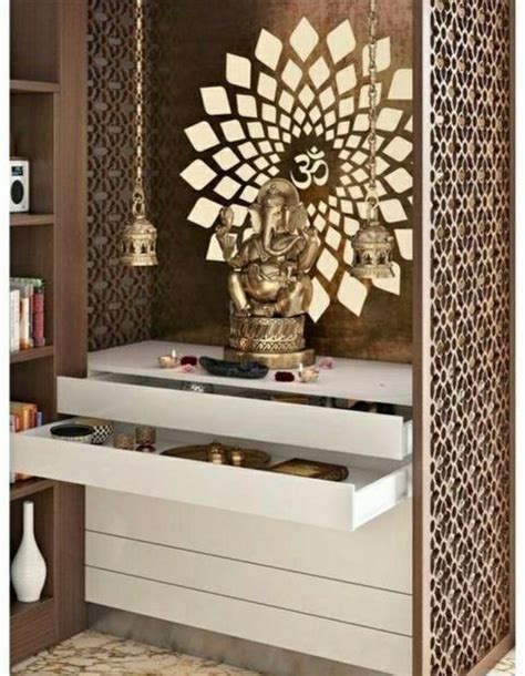 15 Modern Indian Style Pooja Room Designs