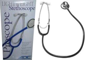 ADC Proscope 670 DualHead Lightweight Stethoscope Black 22-in 670BK