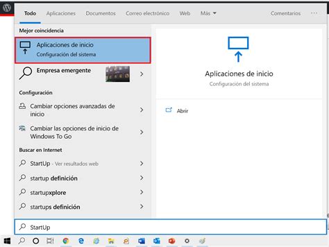 Image result for Arranque Inicio Programas