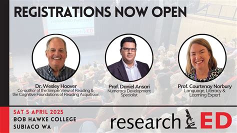 researchED Perth 2025, Bob Hawke College, Subiaco, Perth, 5 April 2025 ...