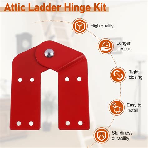 Snapklik.com : Attic Ladder Hinge For Ladder Pull Down System, Step ...