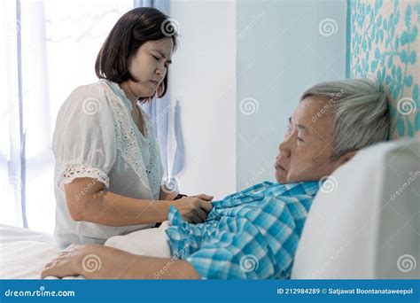 Angry Female Caregiver Grimacing,facial Expression of Dissatisfaction in Helping for the ...