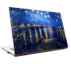 Tamatina Laptop Skins 17.5 inch - The Starry Night - Van Gogh - HD ...