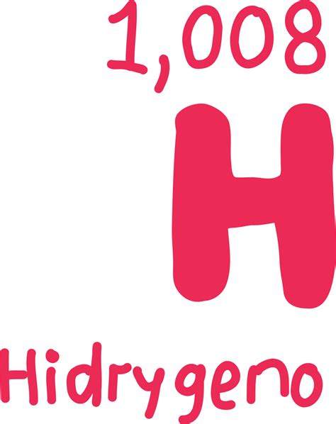 Hydrogen water element of the periodic table of chemical elements ...