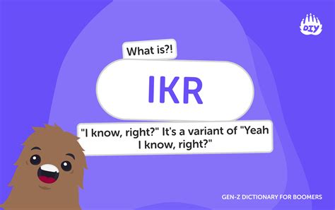 What does Definition of IKR mean? Meaning & Definition | Gen Z Slang Dictionary