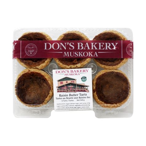Buy Don's Bakery Tarts Raisin Butter 540 g (frozen) | Sobeys Inc.