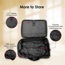 SWISS MILITARY LAPTOP TROLLEY BRIEFCASE CUM BACKPACK (WITH RAIN COVER ...