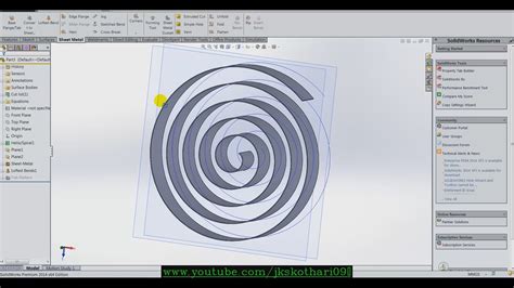 Image result for Rectangularspiral in SolidWorks