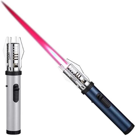 Jet Flame Lighter, Direct Impact Lighter Inflatable with Flame Locking