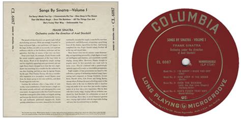 Frank Sinatra Songs By Sinatra Volume 1 US 10" vinyl single (10" record ...