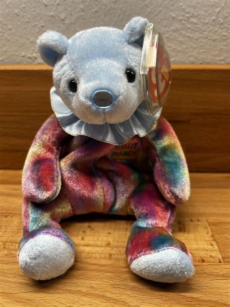 Ty Beanie Baby - MARCH the Birthday Bear (7.5 Inch) MINT with MINT TAGS ...