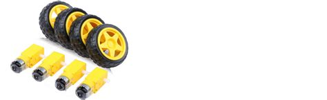 Super Debug Robotics Wheel Of Bo Motor For Arduino 65Mmx30Mm Pack Of 4 ...