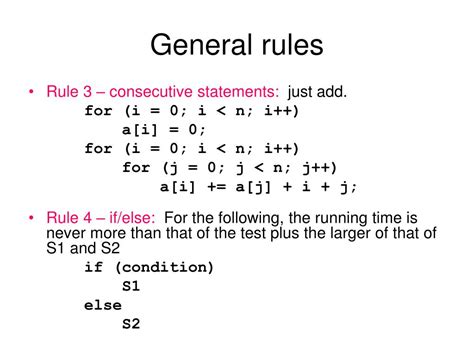 Image result for Algorithm Analysis Rule