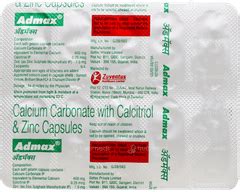 Admax 400mg025mcg75mg Capsule 10 - Uses, Side Effects, Dosage, Price ...