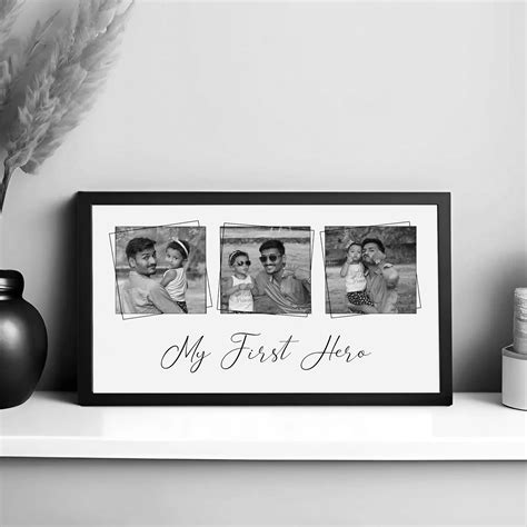 Wooden Photo Frame - Buy My First Hero' Personalized Frame Online – The ...