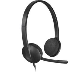 Logitech H340 Stereo Wired Over Ear Headphones with Mic with Noise-Can ...