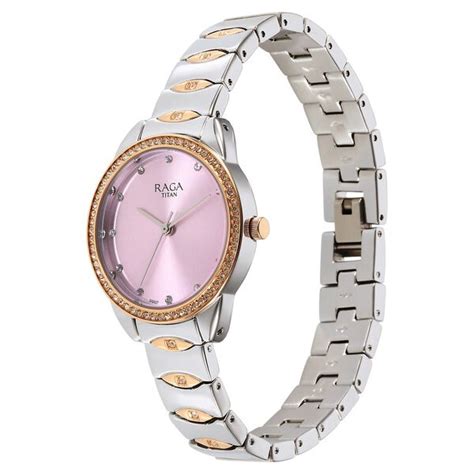 Buy Online Titan Raga Showstopper Quartz Analog Purple Dial Two Toned ...