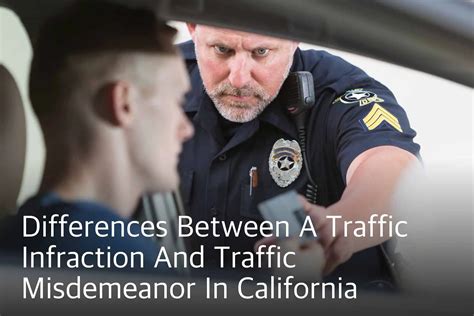 Differences Between A Traffic Infraction And Traffic Misdemeanor In ...