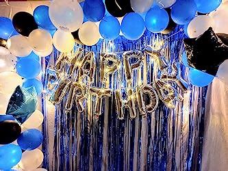 Party Propz Blue Theme Birthday Decoration Kit, 70 Pcs Combo, Birthday ...