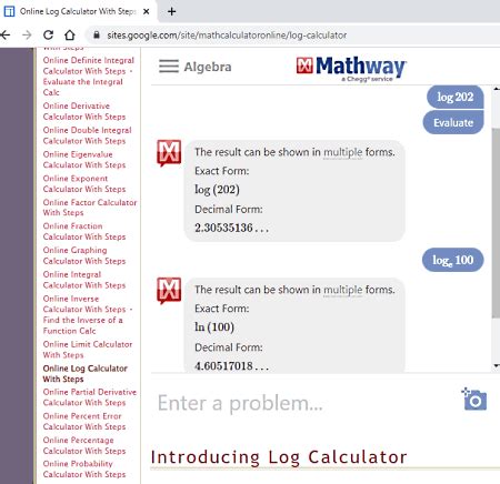 Image result for Using Log On Calculator