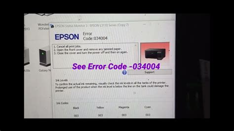 Error Code 034004 Epson Printer 的图像结果