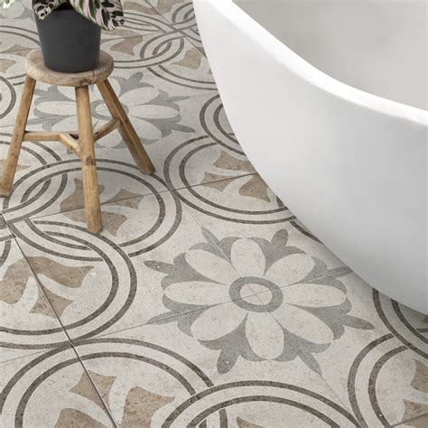 Retro floor tiles 2 - Vinyl decor for furniture, floor and wall
