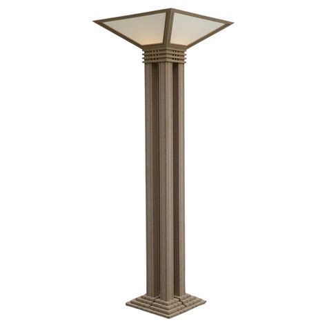 20th Century American Pair of Walnut Floor Lamps by Frank Lloyd Wright ...